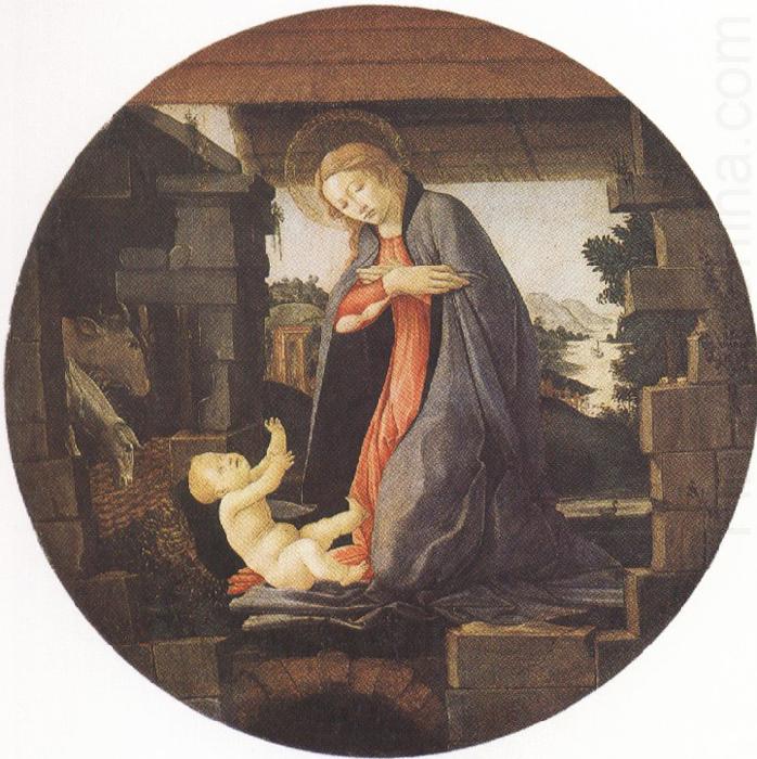 Sandro Botticelli Madonna in Adoration of the Christ Child (mk36) china oil painting image